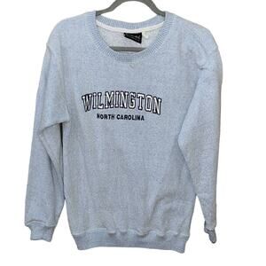Wilmington North Carolina Soft Comfortex USA Light Blue Crewneck Sweatshirt-Med